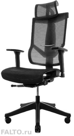 Черное сетчатое кресло Falto Hoshi