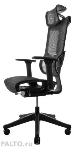 Черное сетчатое кресло Falto Hoshi