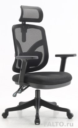 Черное офисное кресло Special M56