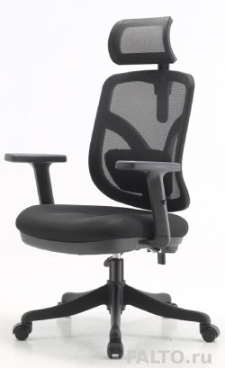 Черное офисное кресло Special M56