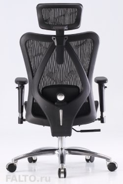 Черное сетчатое компьютерное кресло Falto Viva Air