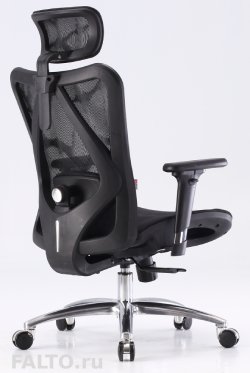 Черное сетчатое кресло Falto Viva Air