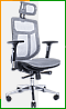 Черное офисное кресло FALTO GM021H