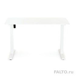 Белый стол с электроприводом Falto Kento