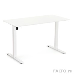 Белый стол с электроприводом Falto Kento
