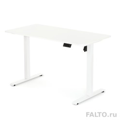 Белый стол с электроприводом Falto Kento