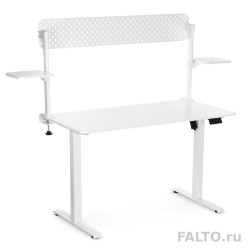 Белый стол с электроприводом Falto Kento