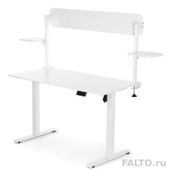 Белый стол с электроприводом Falto Kento