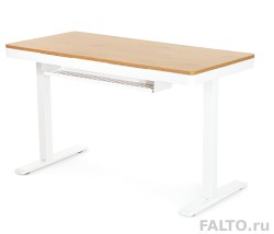 Белый стол с электроприводом Falto Lux