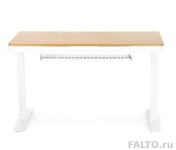 Белый стол с электроприводом Falto Lux