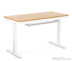Белый стол с электроприводом Falto Lux