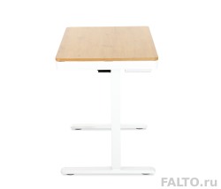 Белый стол с электроприводом Falto Lux