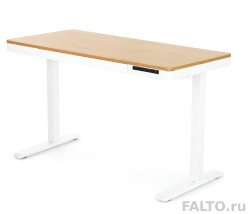 Белый стол с электроприводом Falto Lux