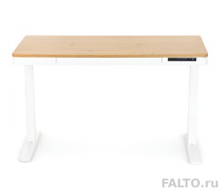 Белый стол с электроприводом Falto Lux