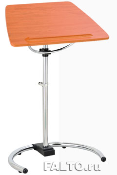Стол для ноутбука на изменяемом напольном кронштейне