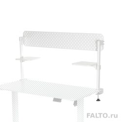 Экран с полками для электро-стола Falto