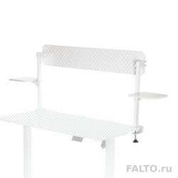 Белый экран с полками для стола Falto