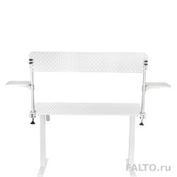 Белый экран с полками для стола Falto